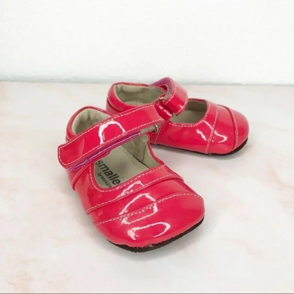 See Kai Run Smaller shoes Sophie Mary Jane hot pink patent size‎ 0-6 months